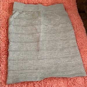Silver skirt